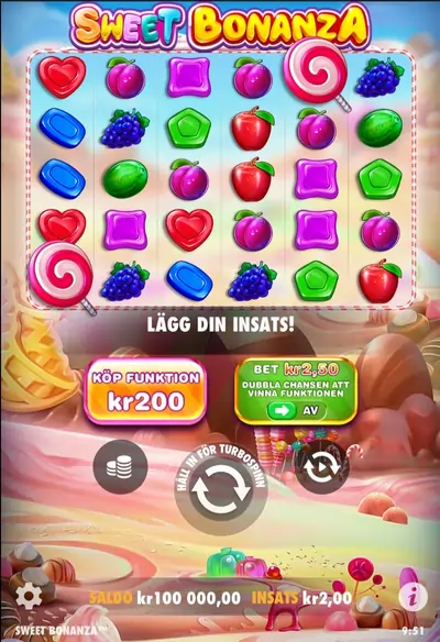 Sweet Bonanza hos Spilnu Casino